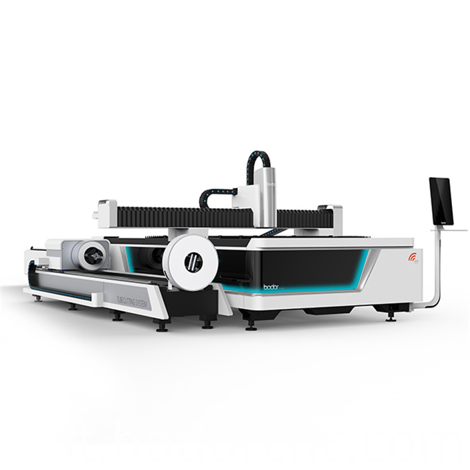 Tagliatrice laser a fibra cnc con piattaforma Cnc fiber laser cutting machine with platform